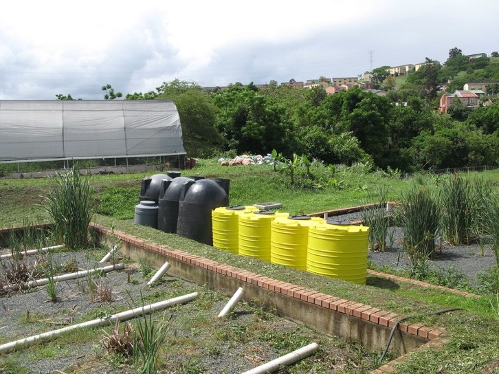 Picture of materials at a wastewater treatment plant